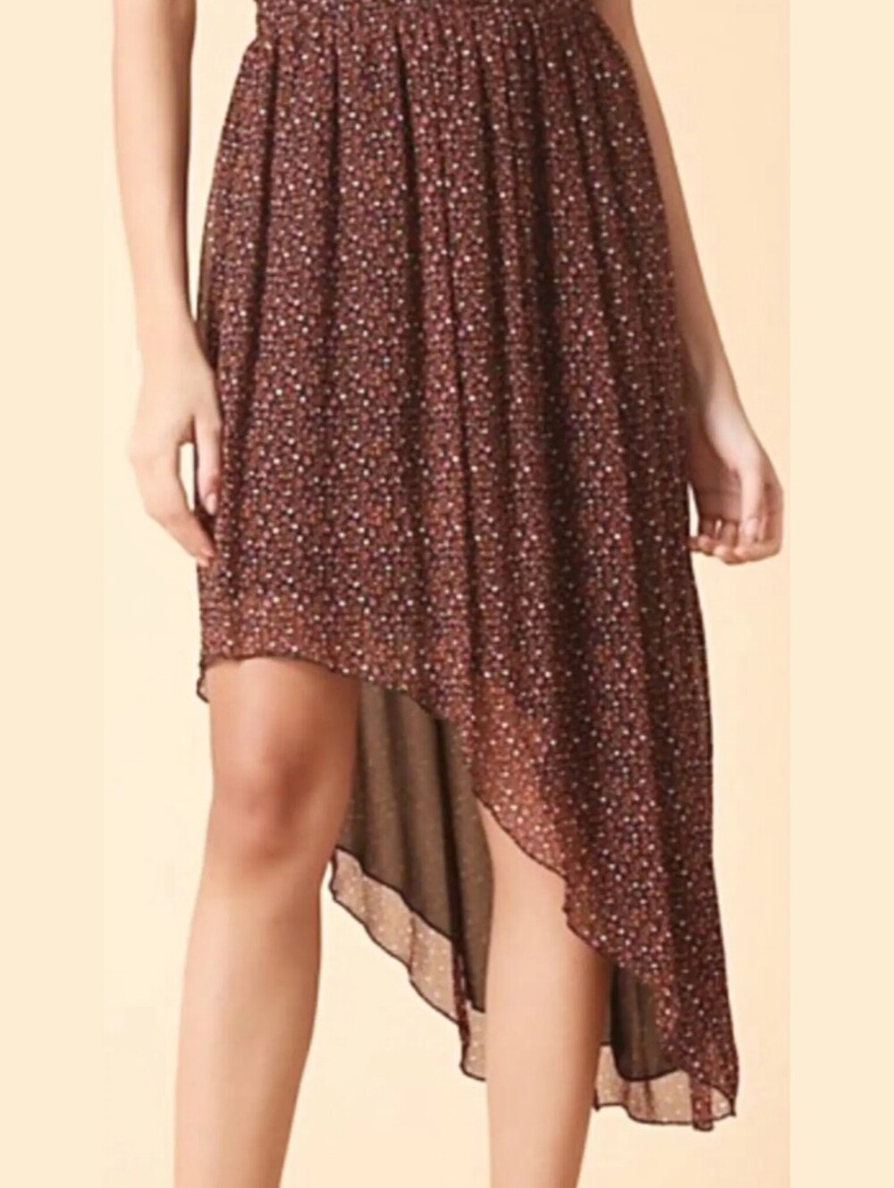 Sz S / T1 Pablo by Gerard Darel Asymmetrical Black Floral Midi Skirt Y2K